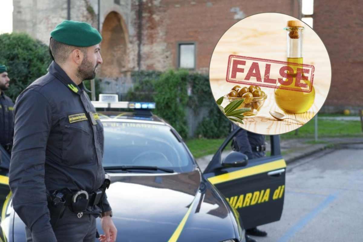 Olio extravergine di oliva falso scoperto dalla Guardi adi Finanza