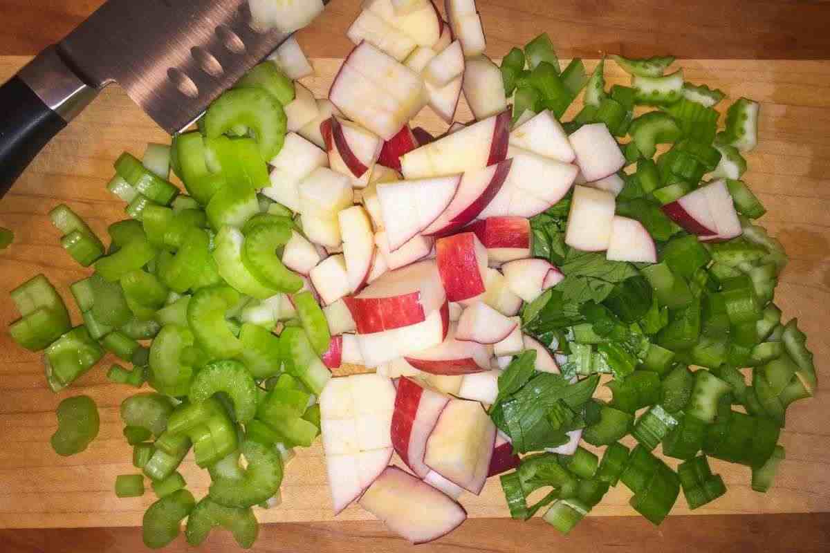 ingredienti caponata di mele