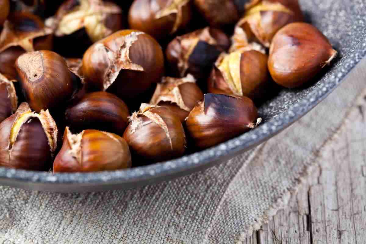 castagne in padella