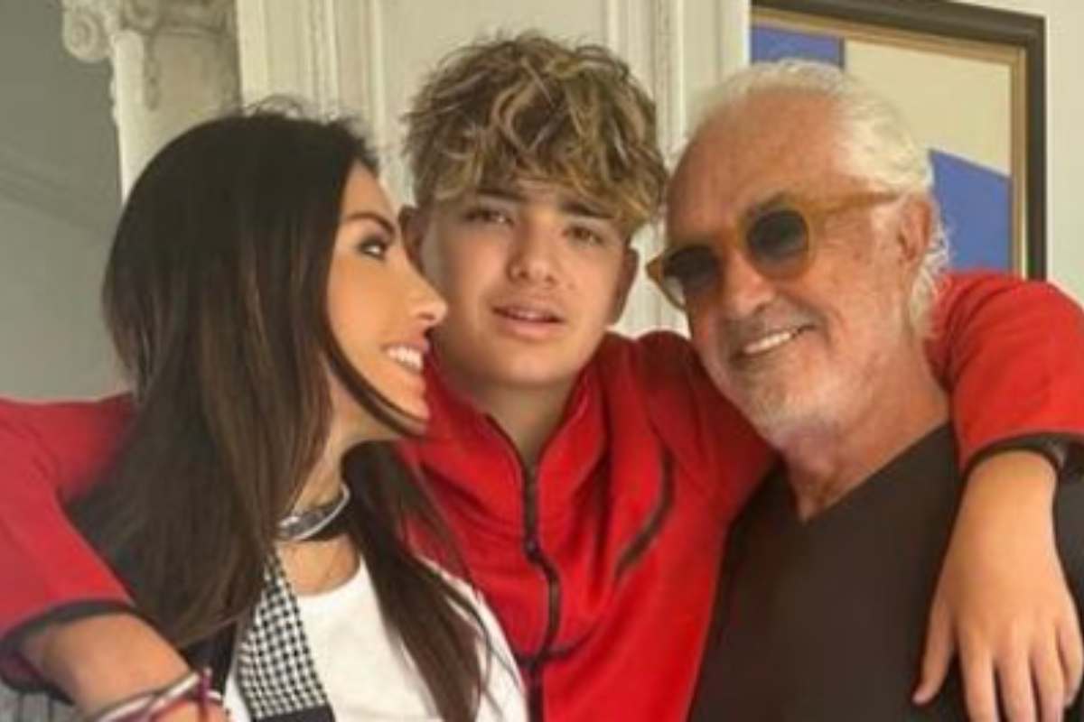 Elisabetta Gregoraci Flavio Briatore e loro figlio